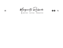 Tablet Screenshot of margueriterichards.com